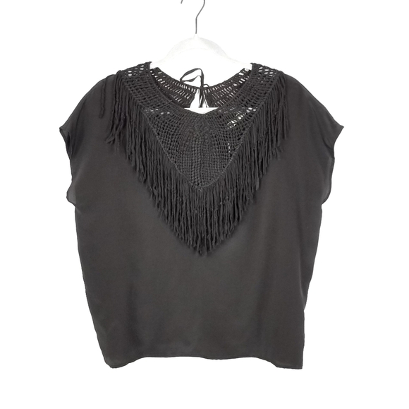 Ulla Johnson Uma Macrame Silk Top NWT - Picture 3 of 9